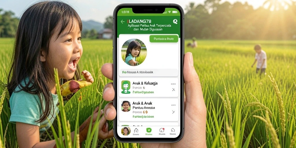 Tampilan antarmuka pengguna yang intuitif dan fungsional dari LADANG78.