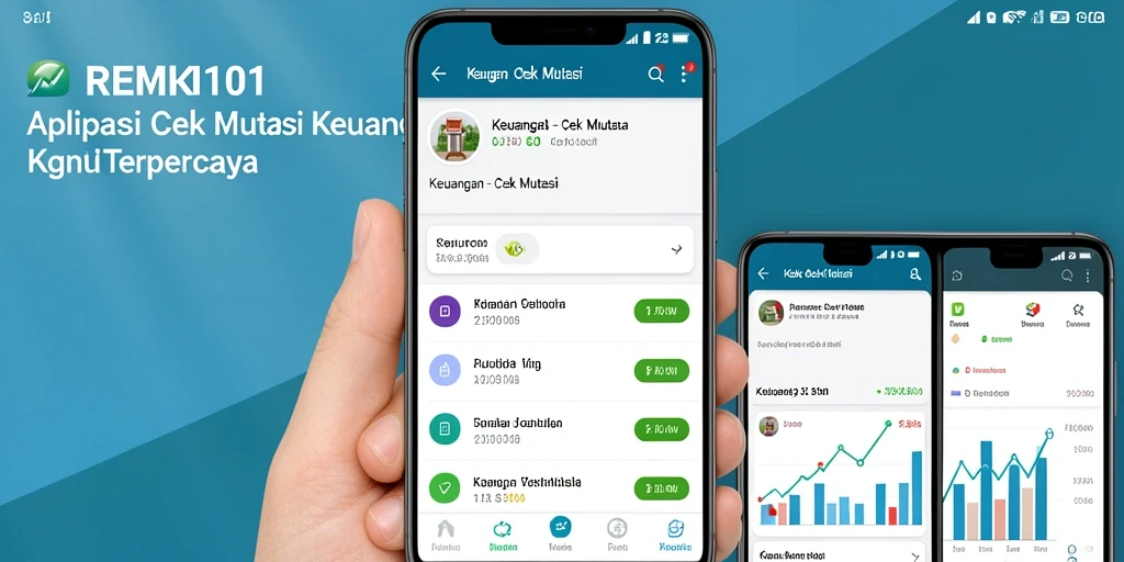 Tampilan antarmuka pengguna aplikasi Cek Mutasi REMI101.